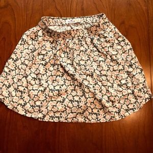 3/$25 Hollister Floral Mini Skater Skirt